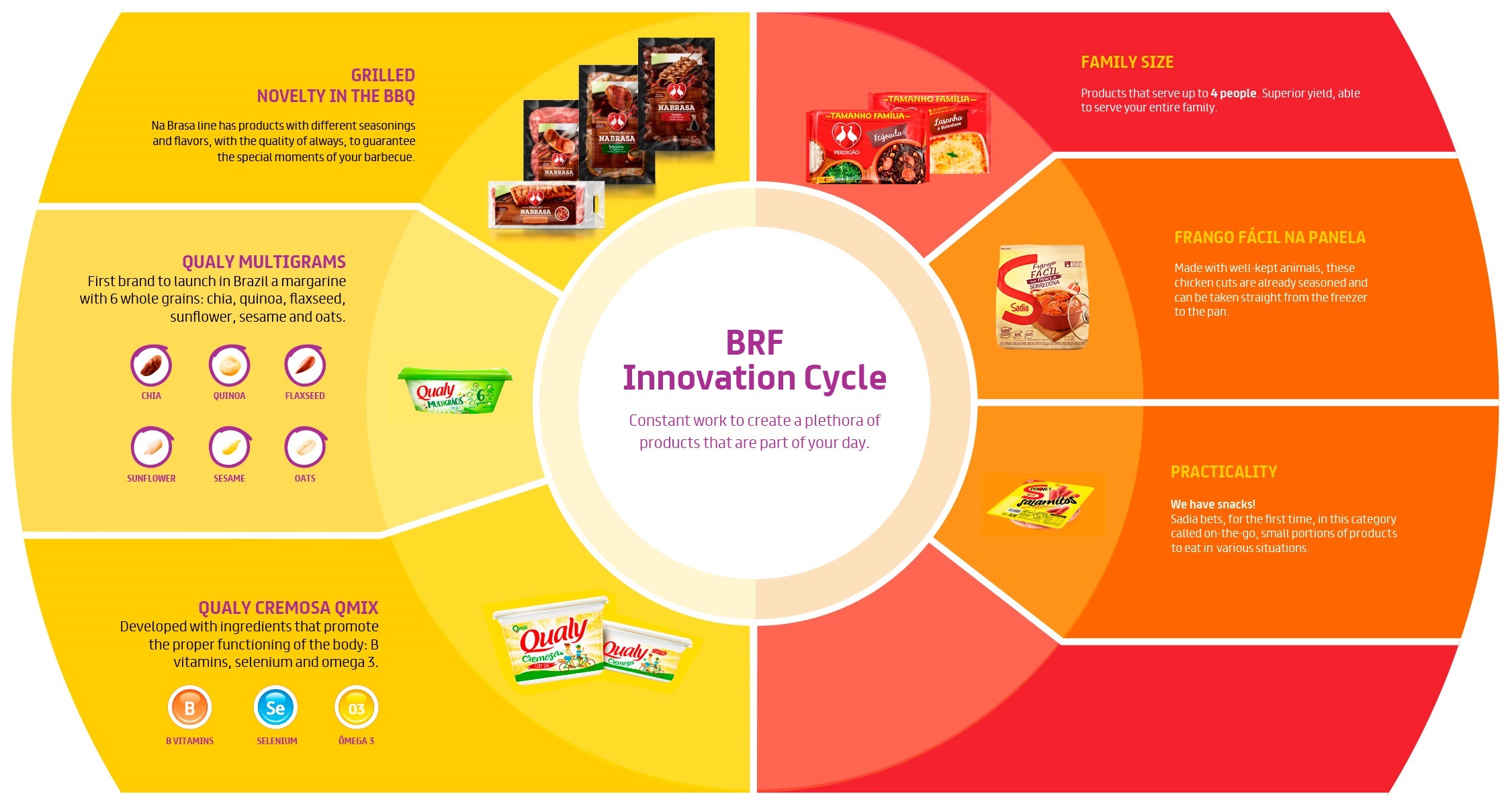 Infográfico Ciclo de Inovação BRF